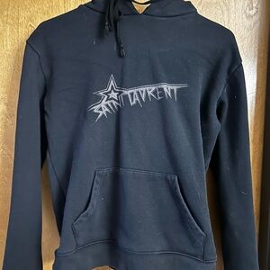 Saint Laurent Black Hoodie Sweatshirt